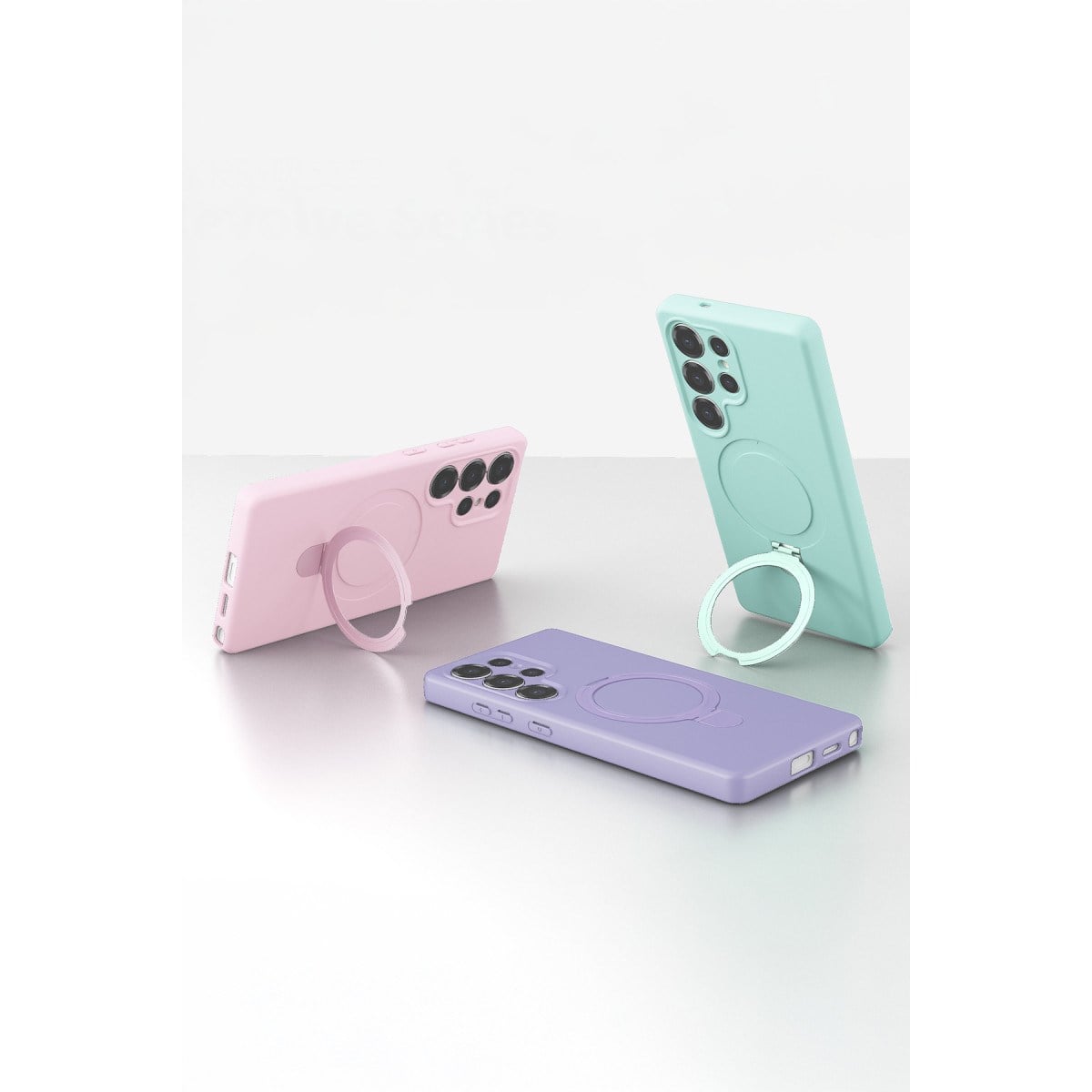 Galaxy S23 Ultra Regal Magsafe Standlı Kapak - Siyah