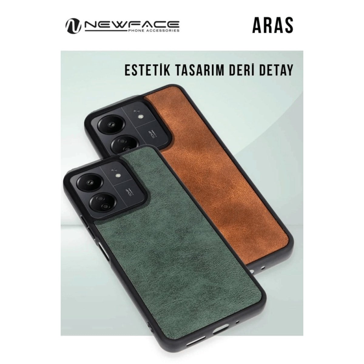 Galaxy S24 FE Kılıf Aras Deri Kapak - Siyah