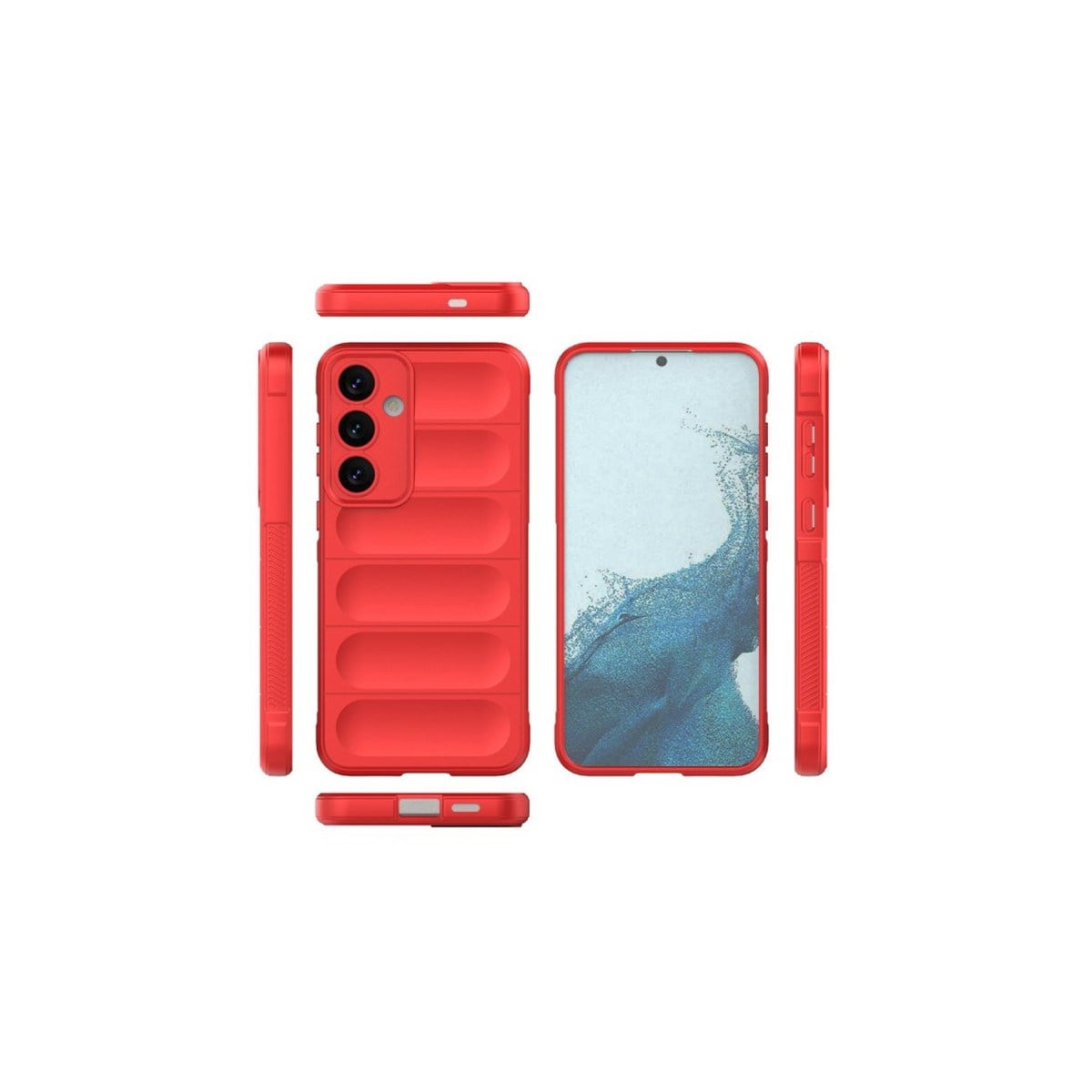Galaxy S24 FE Kılıf Optimum Silikon - Kırmızı