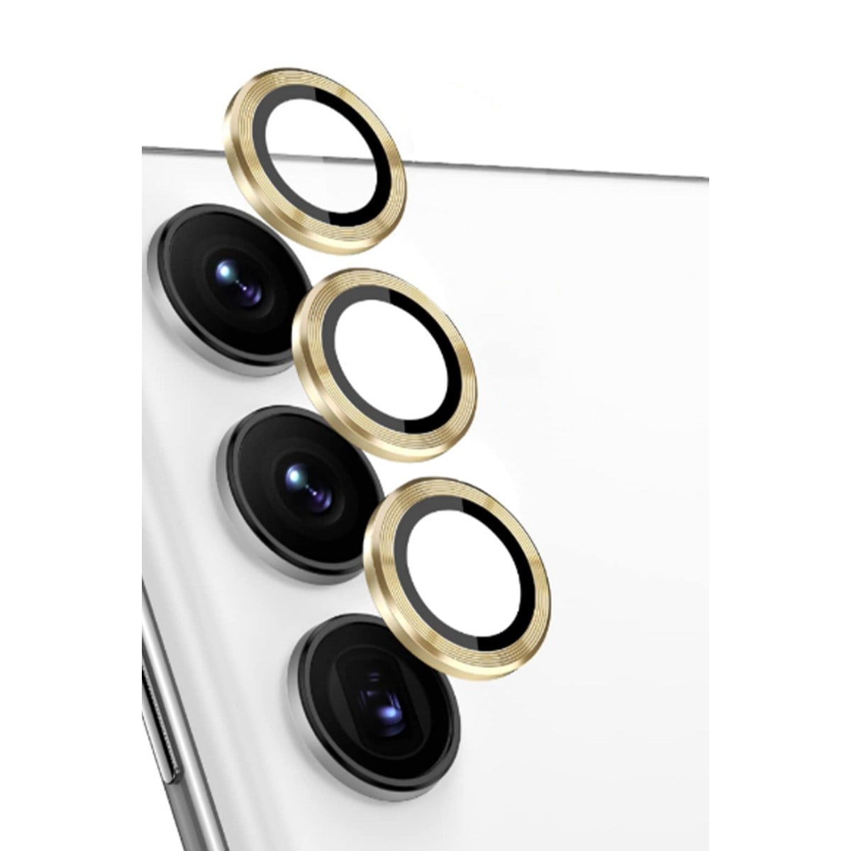 Galaxy S24 FE Raze Metal Kamera Lens - Sarı