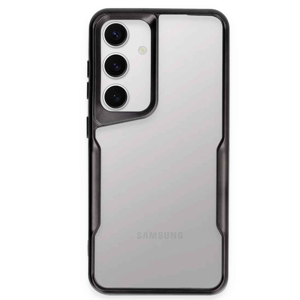 Galaxy S24 Kılıf Boyi Silikon Kapak - Siyah