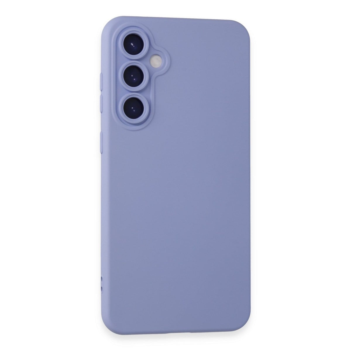 Galaxy S24 Kılıf Nano içi Kadife Silikon - Lila