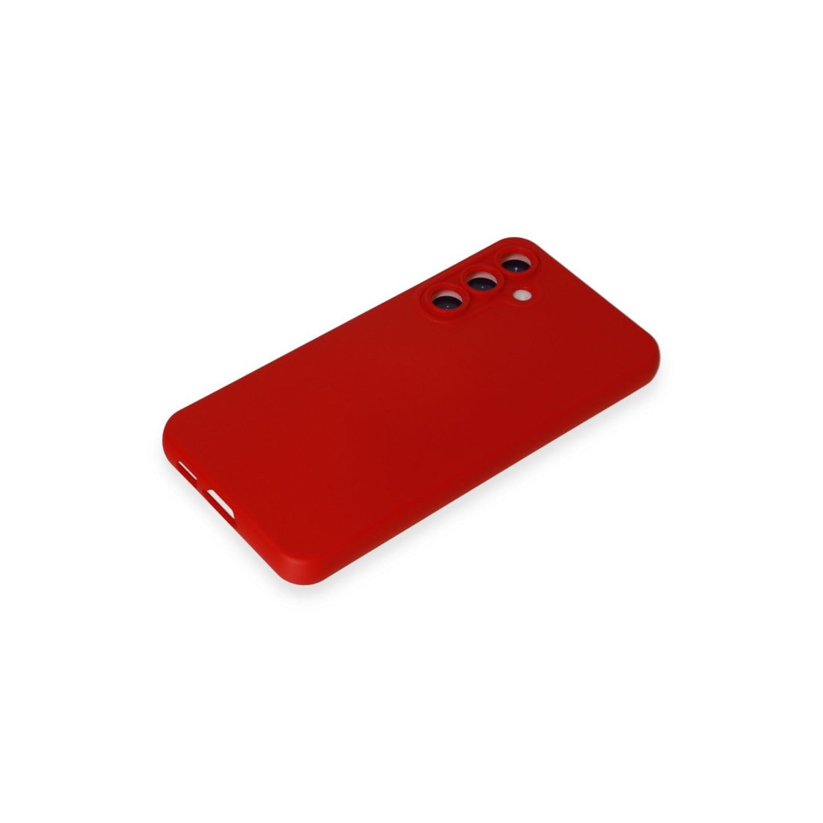 Galaxy S24 Kılıf Nano içi Kadife Silikon - Kırmızı