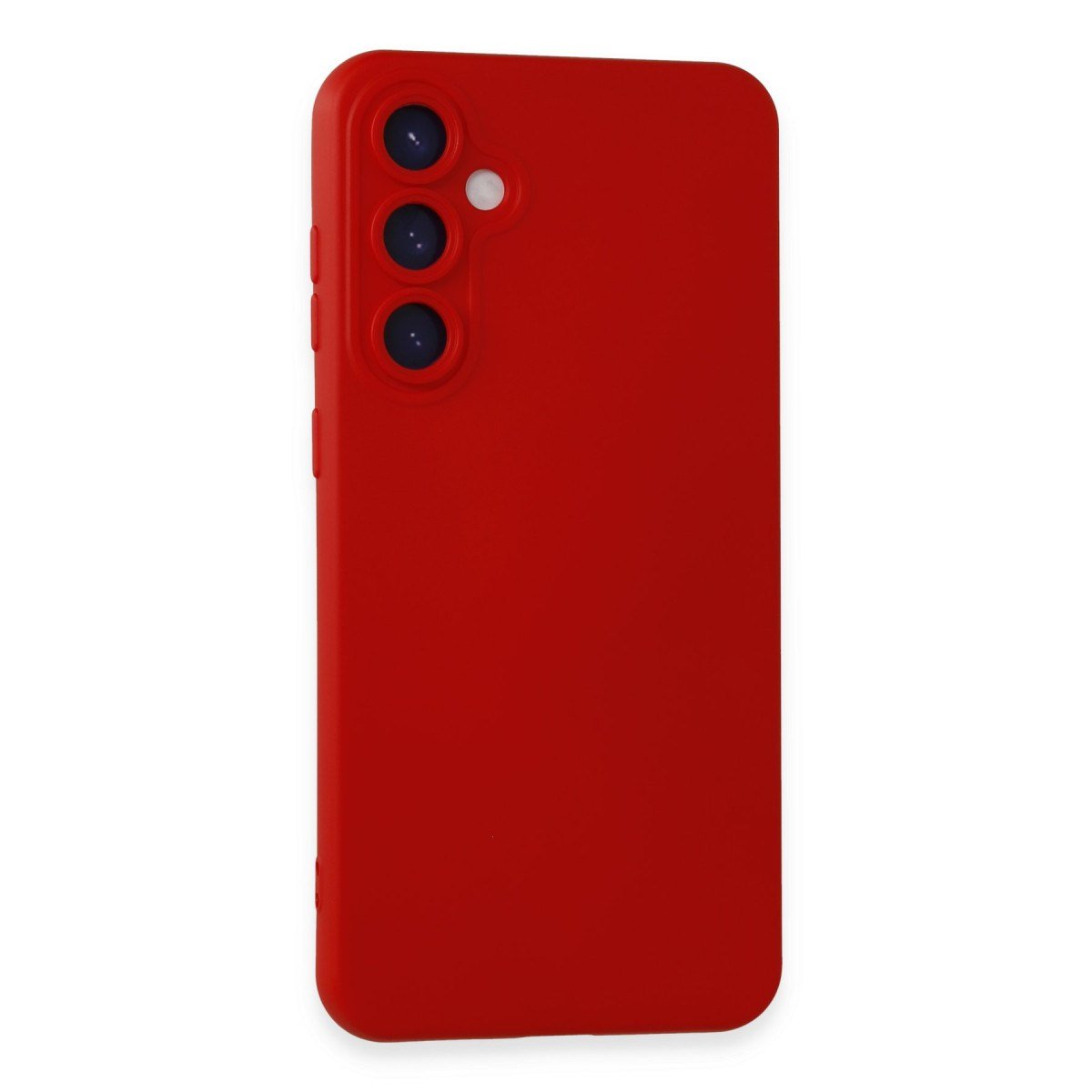 Galaxy S24 Kılıf Nano içi Kadife Silikon - Kırmızı