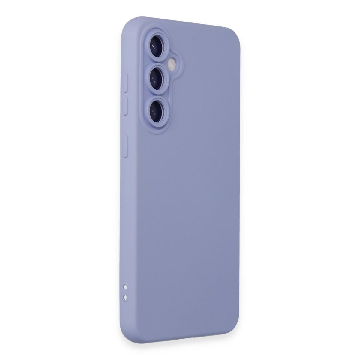 Galaxy S24 Kılıf Nano içi Kadife Silikon - Lila