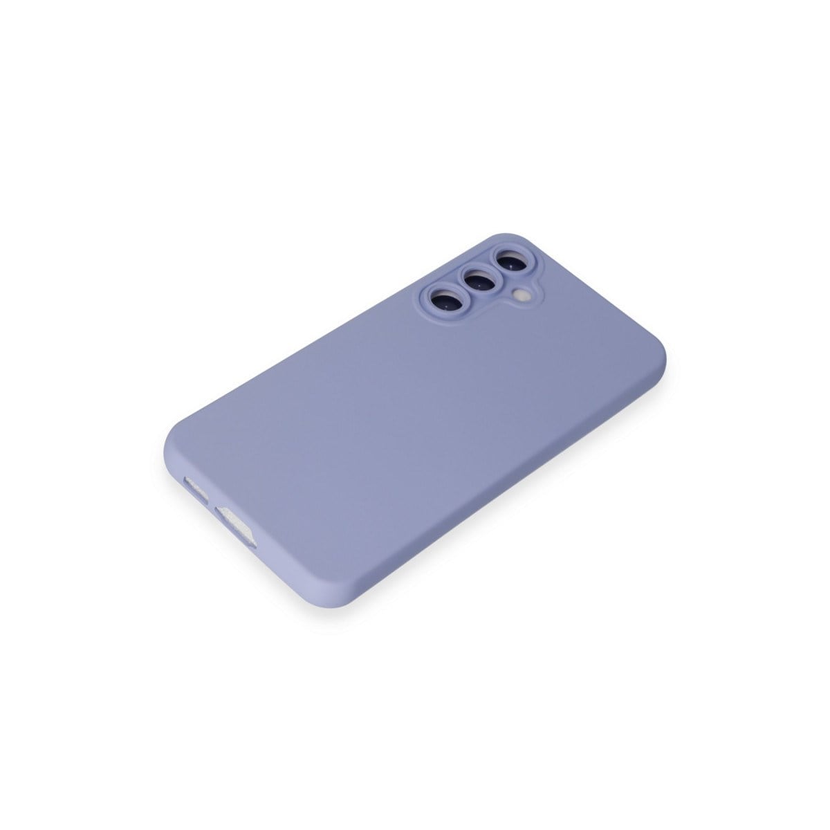 Galaxy S24 Kılıf Nano içi Kadife Silikon - Lila