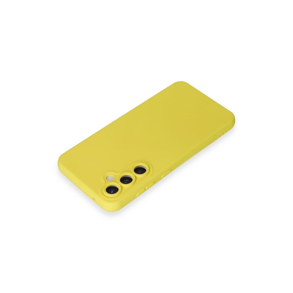 Galaxy S24 Kılıf Nano içi Kadife Silikon - Sarı