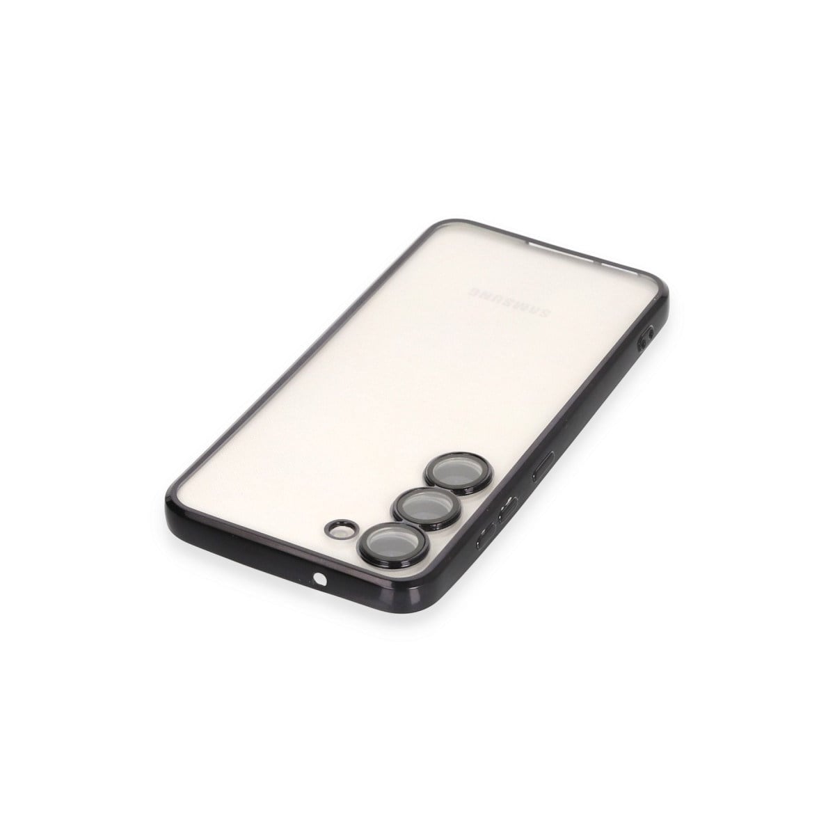Galaxy S24 Kılıf Razer Lensli Silikon - Siyah