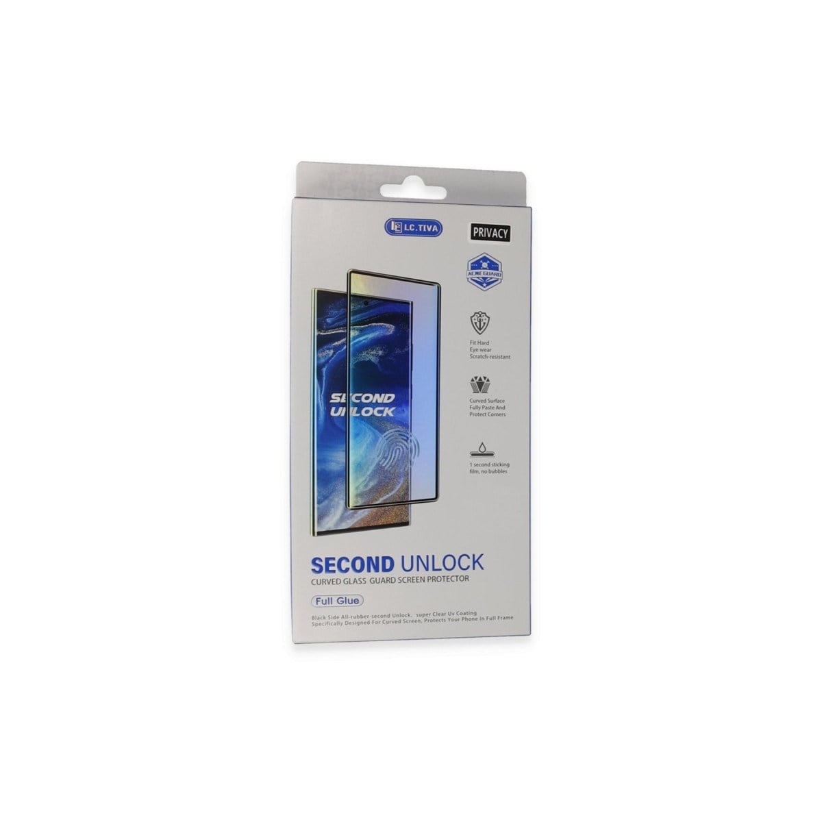 Galaxy S24 Ultra Durable Full Glue Curved Hayalet Cam