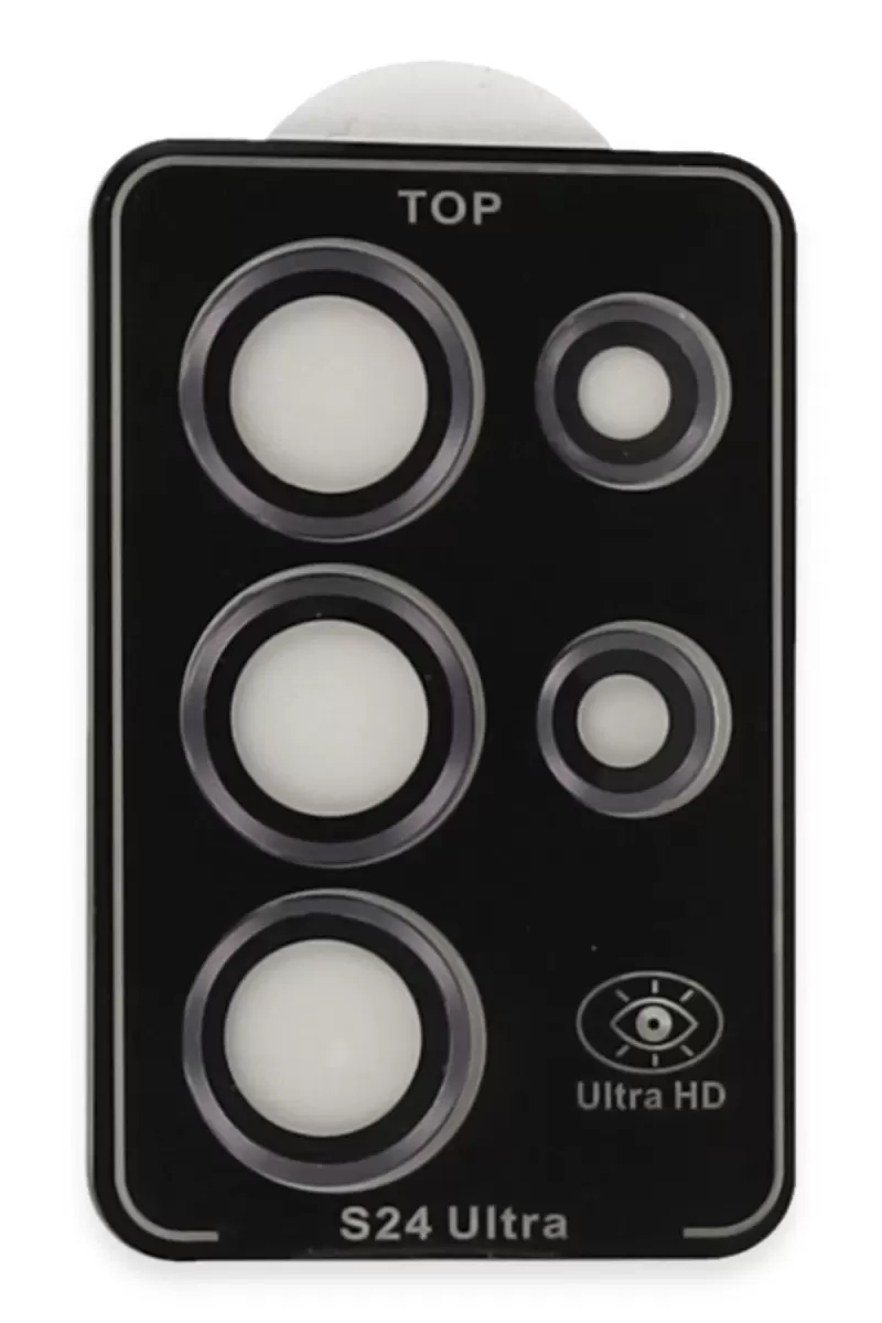 Galaxy S24 Ultra PVD Metal Kamera Lens - Derin Mor