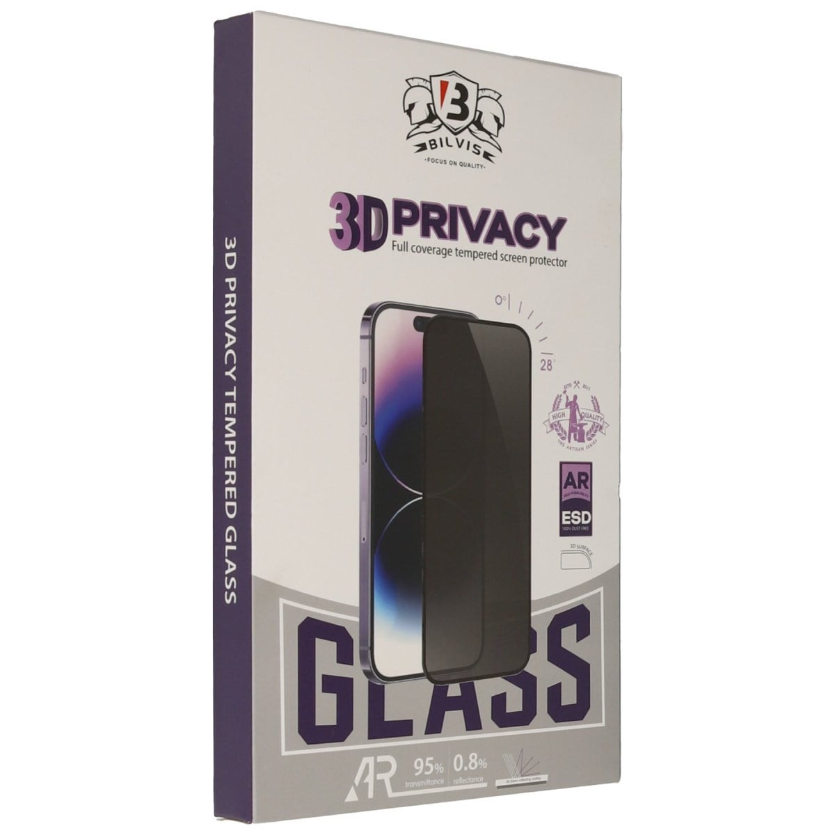 Galaxy S25 Edge Bilvis 3D Hayalet Cam Ekran Koruyucu