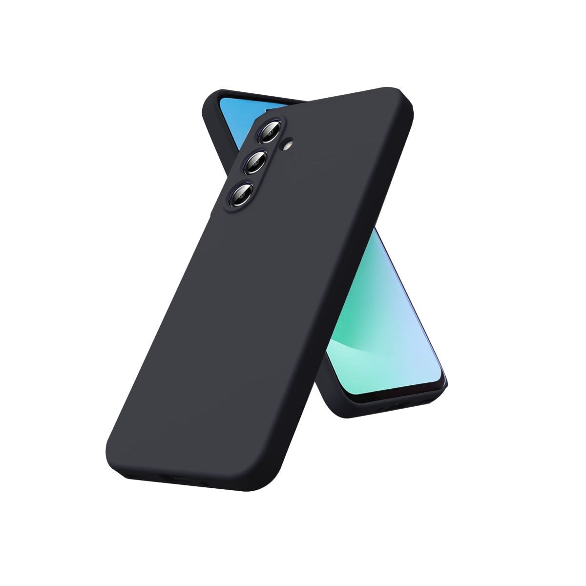 Galaxy S25 FE Nano içi Kadife Silikon - Siyah
