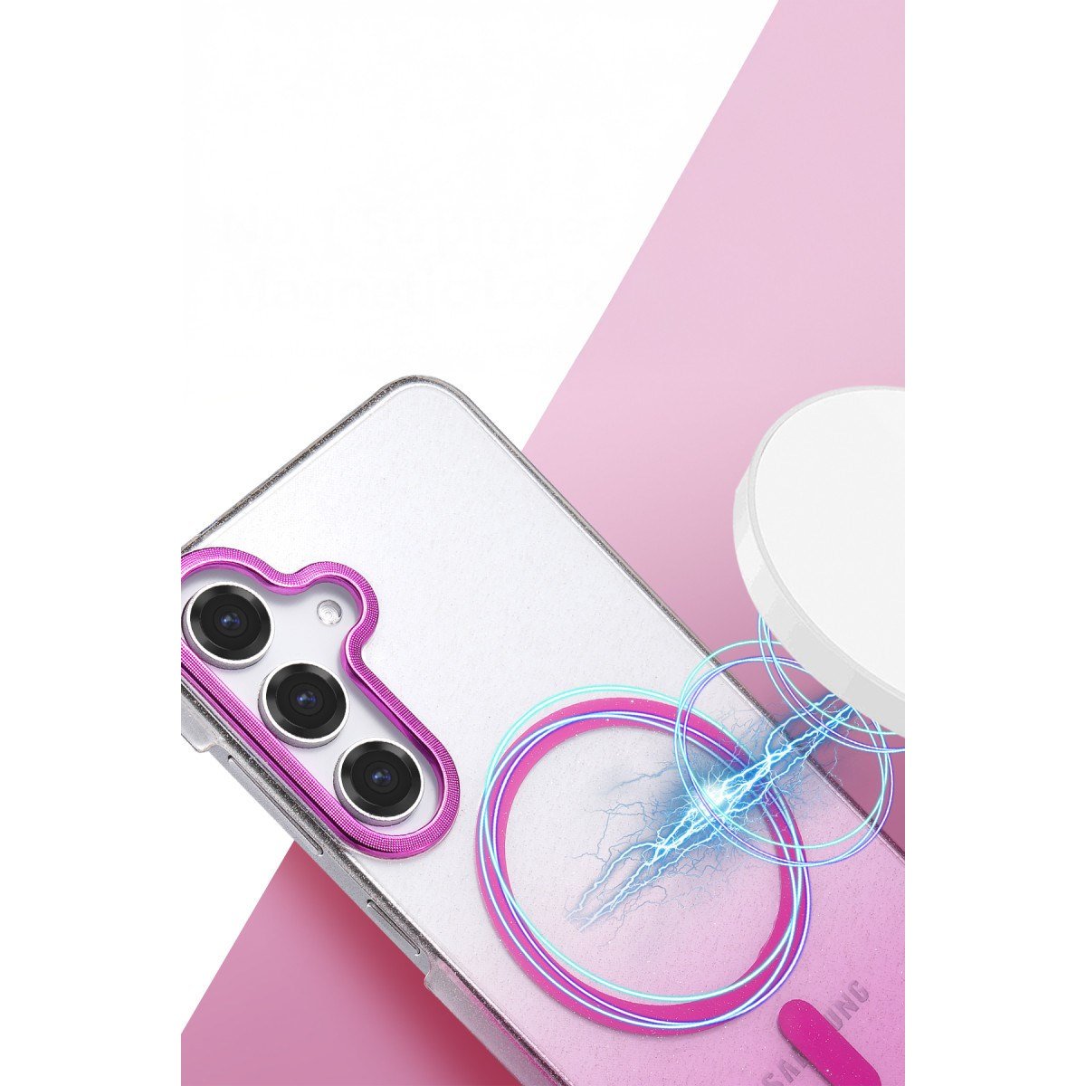 Galaxy S25 Glossy Magsafe Kapak - Siyah
