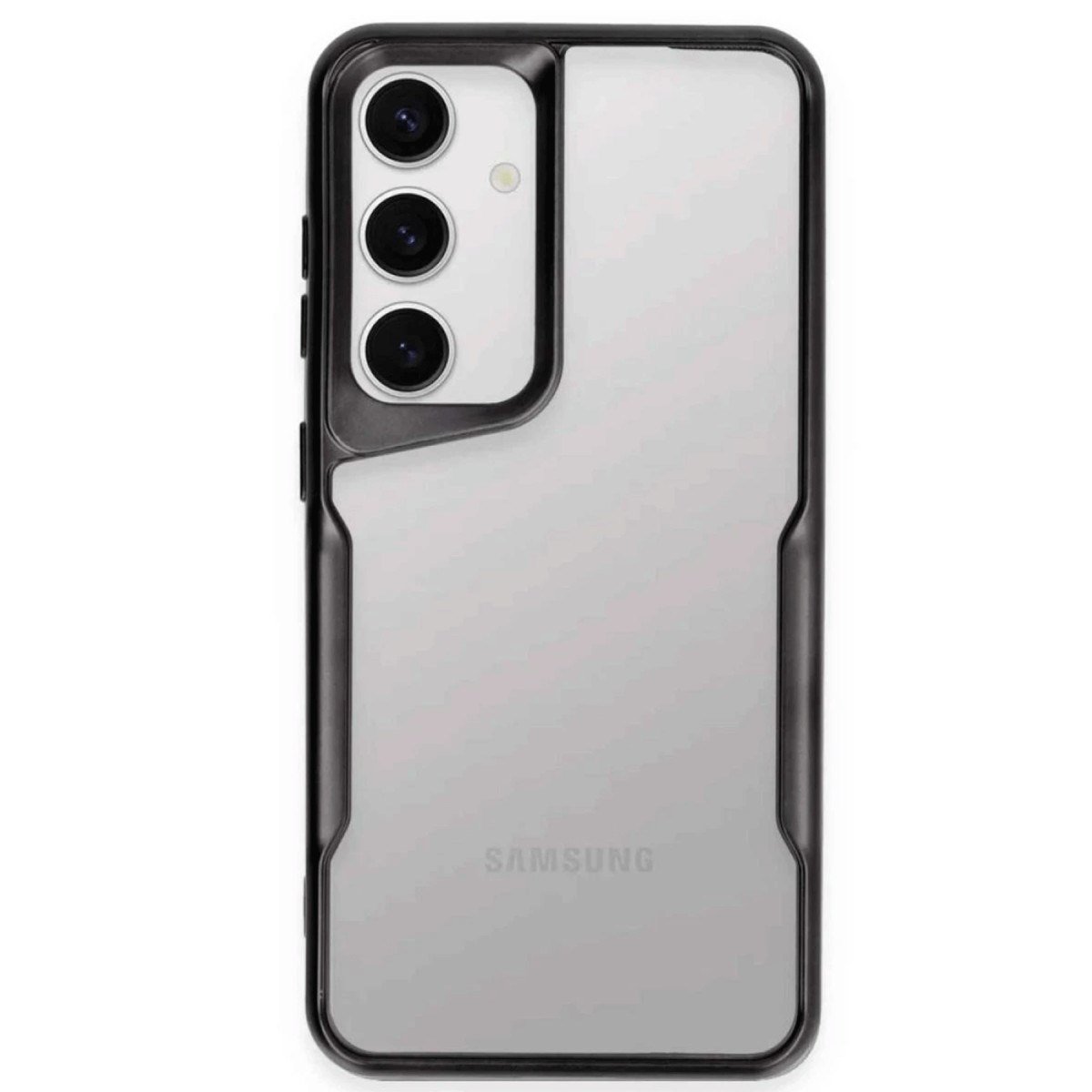 Galaxy S25 Kılıf Boyi Silikon Kapak - Siyah