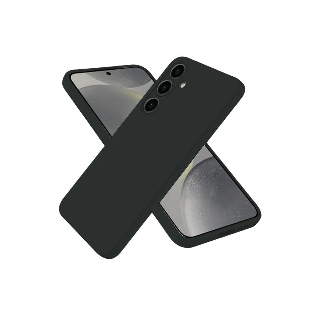 Galaxy S25 Plus Kılıf Nano içi Kadife Silikon - Siyah