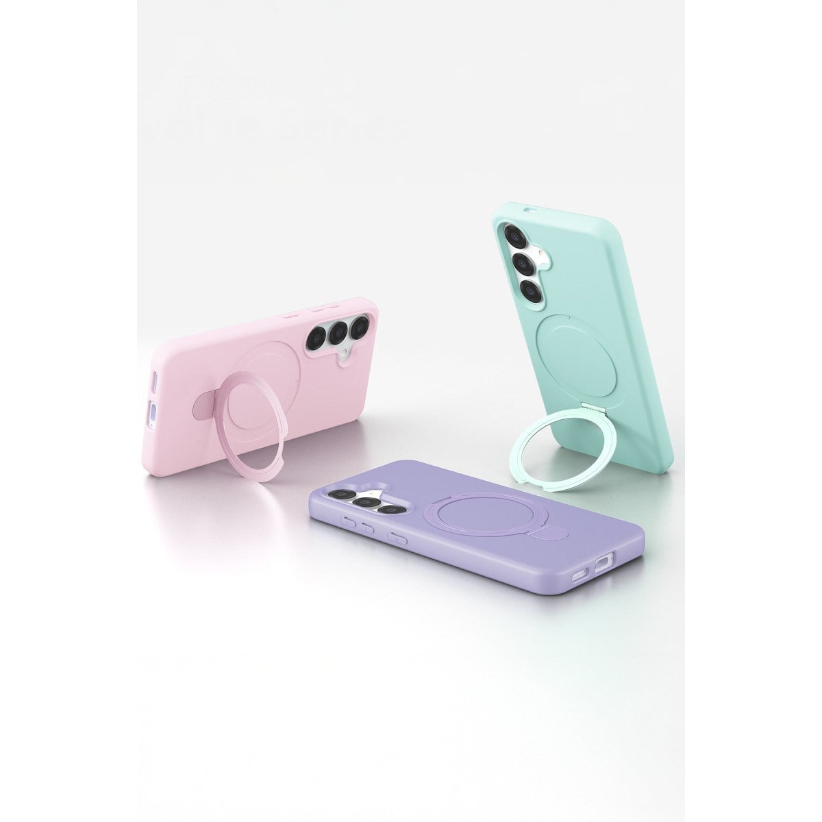 Galaxy S25 Regal Magsafe Standlı Kapak - Siyah