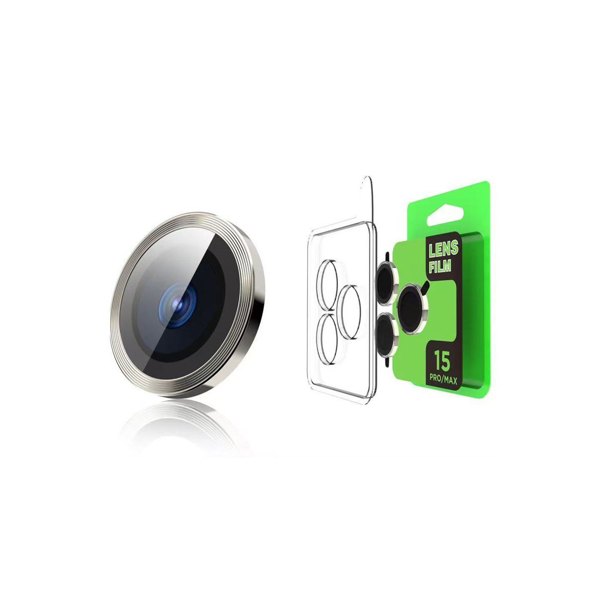 Galaxy S25 Ultra Raze Metal Kamera Lens - Siyah
