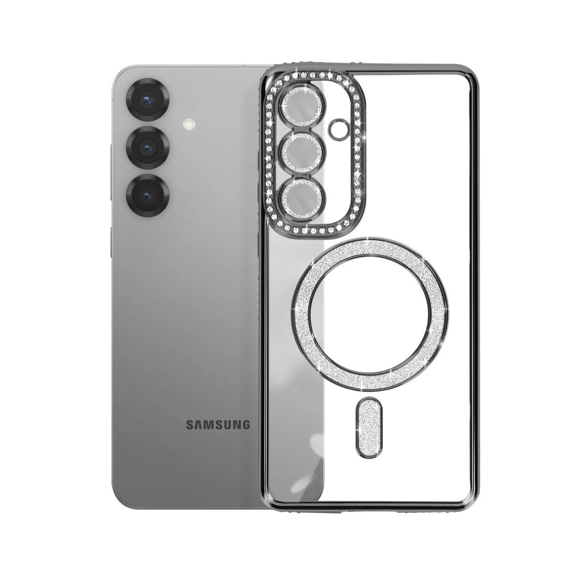Galaxy S26 Joke Simli Magneticsafe Kılıf - Siyah