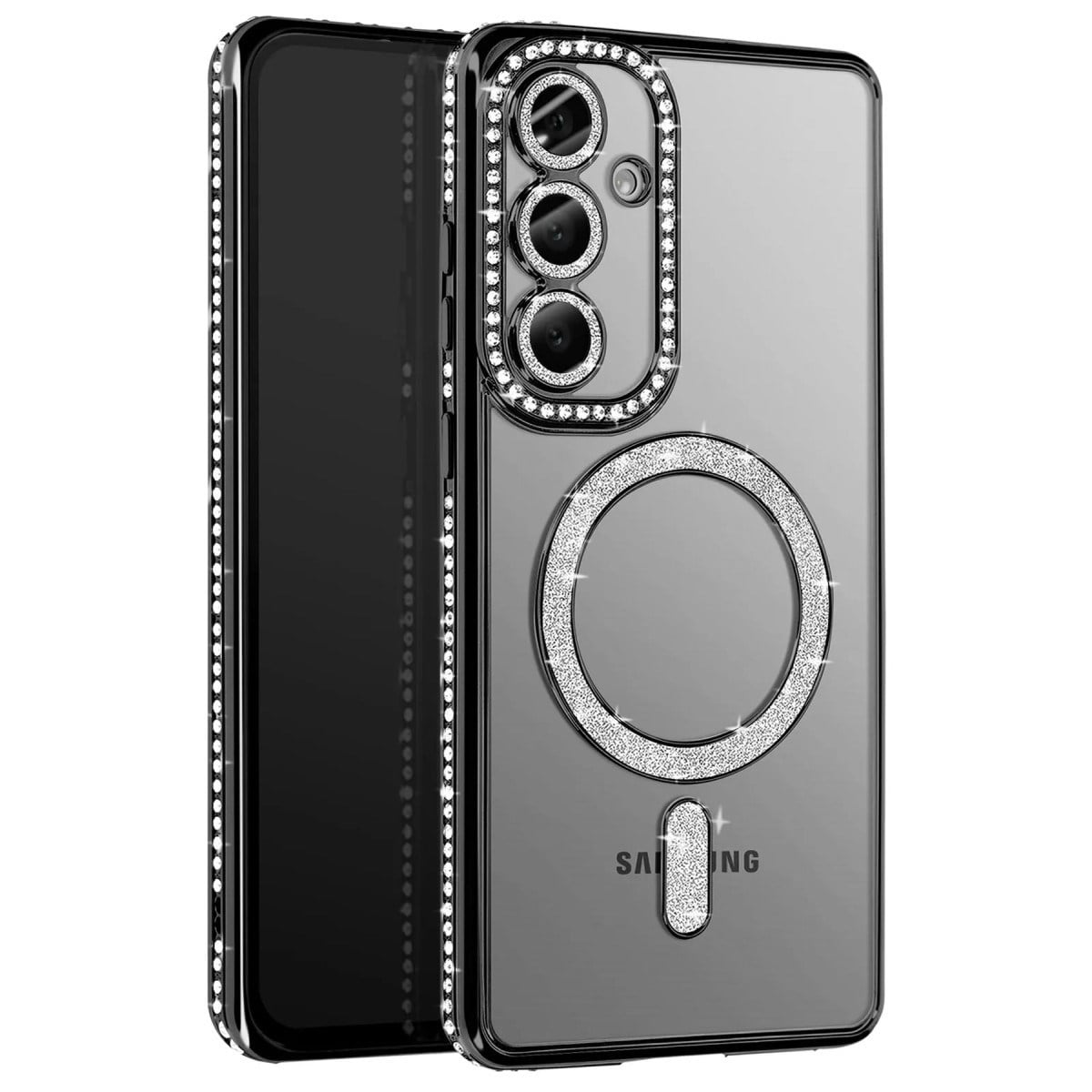 Galaxy S26 Joke Simli Magneticsafe Kılıf - Siyah