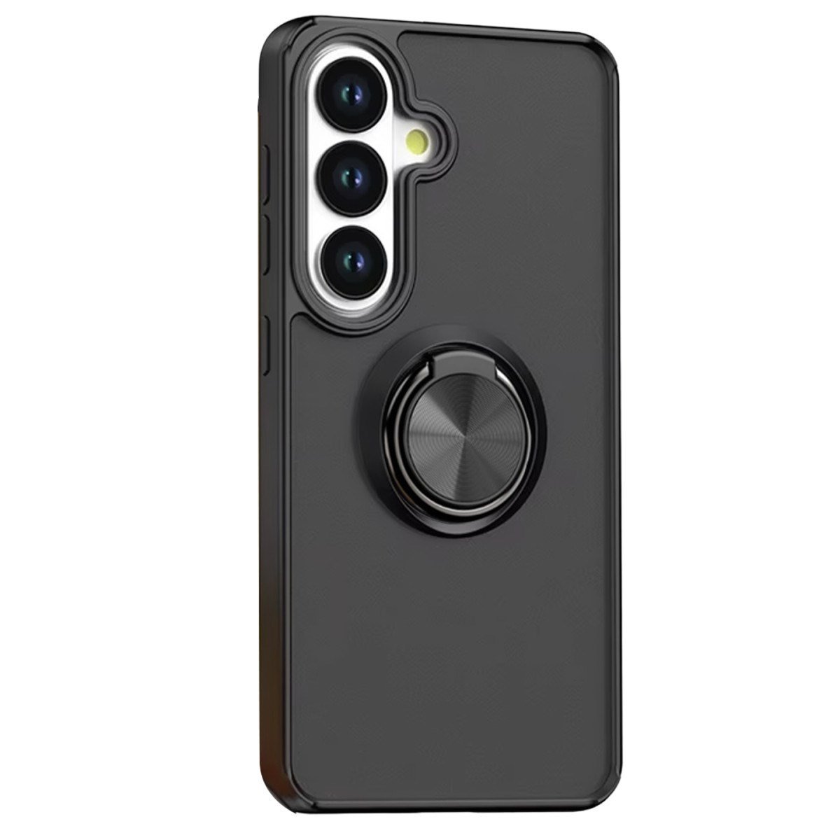 Galaxy S26 Montreal Yüzüklü Silikon Kapak - Siyah