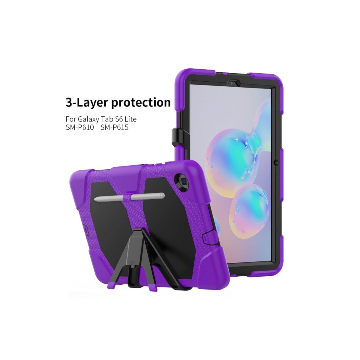 Galaxy T500 Tab A7 10.4 Kılıf Griffin Tablet Kapak - Mor
