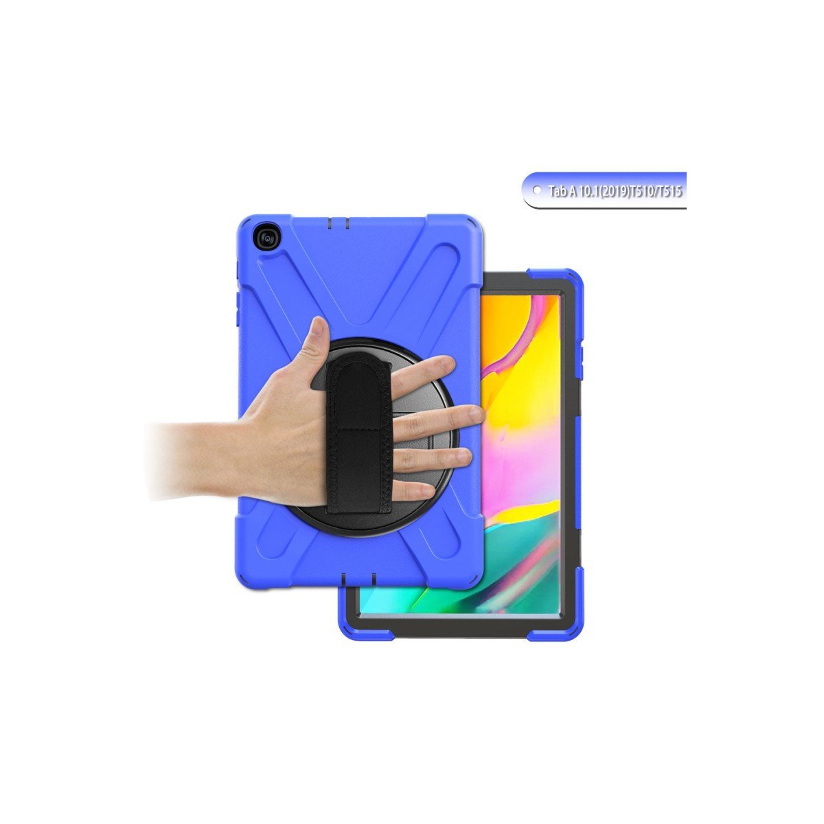 Galaxy T510 Tab A 10.1 Kılıf Amazing Tablet Kapak - Mavi