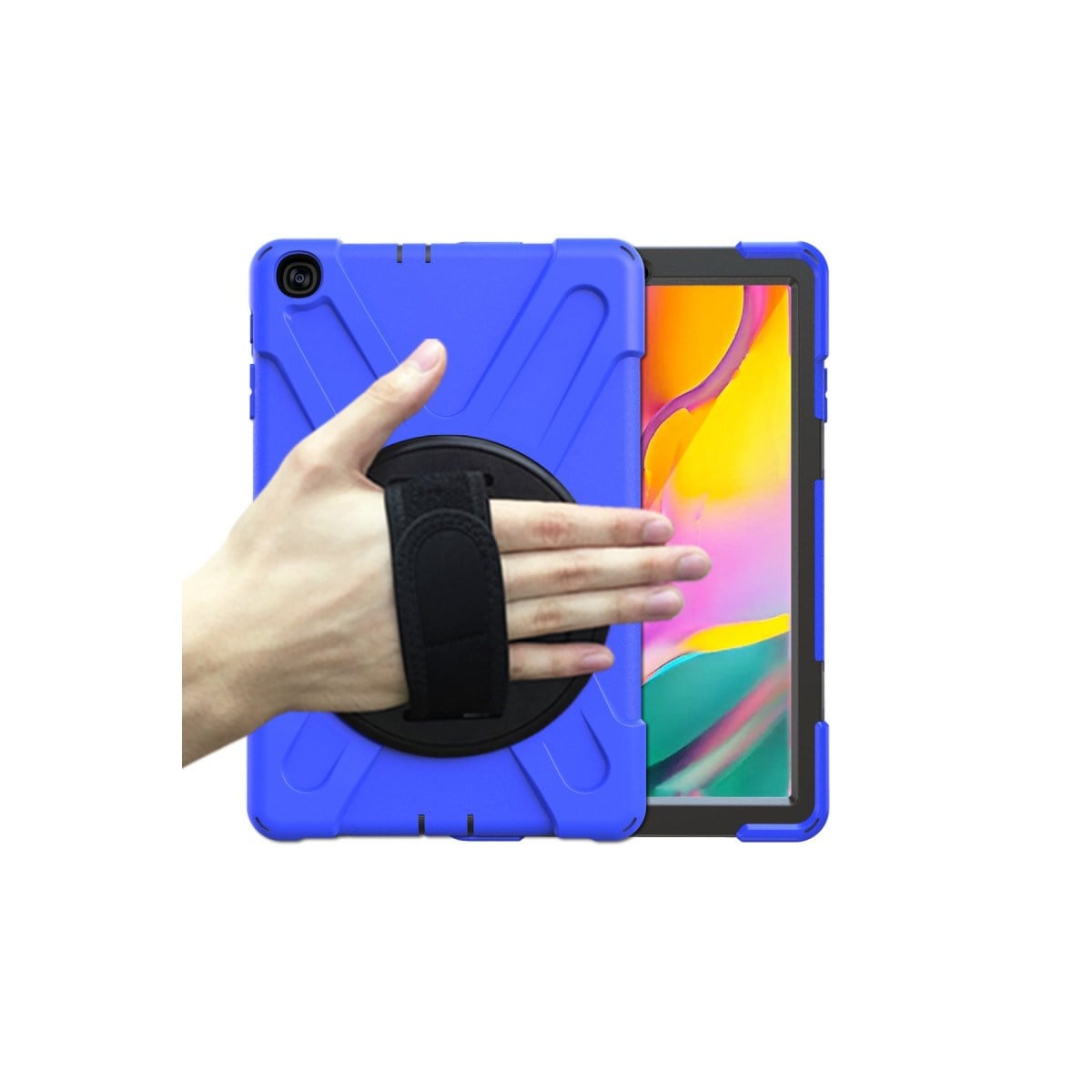 Galaxy T510 Tab A 10.1 Kılıf Amazing Tablet Kapak - Mavi
