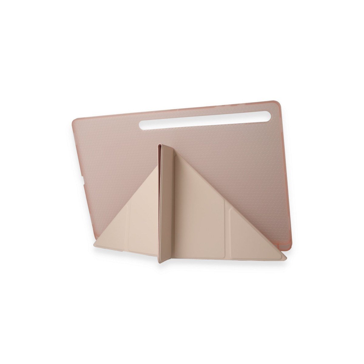 Galaxy Tab A9 Kılıf Kalemlikli Mars Tablet Kılıfı - Rose Gold