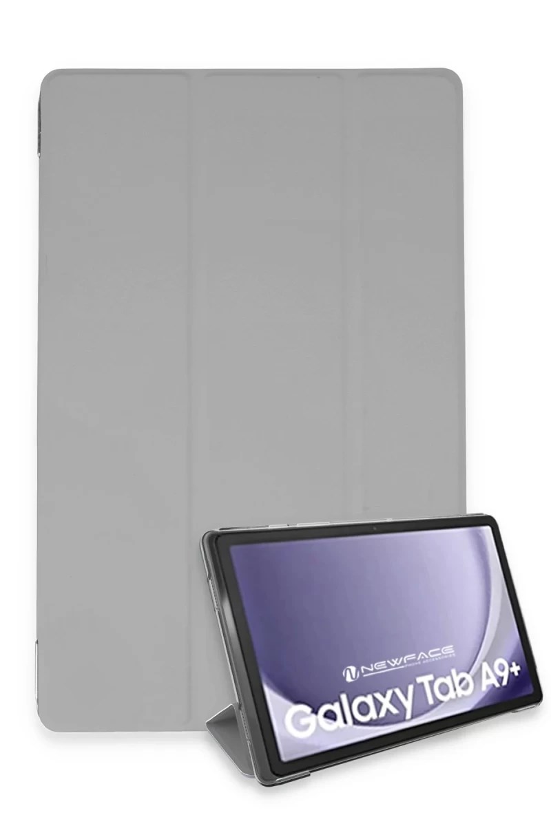 Galaxy Tab A9 Plus Kılıf Tablet Smart Kılıf - Gri