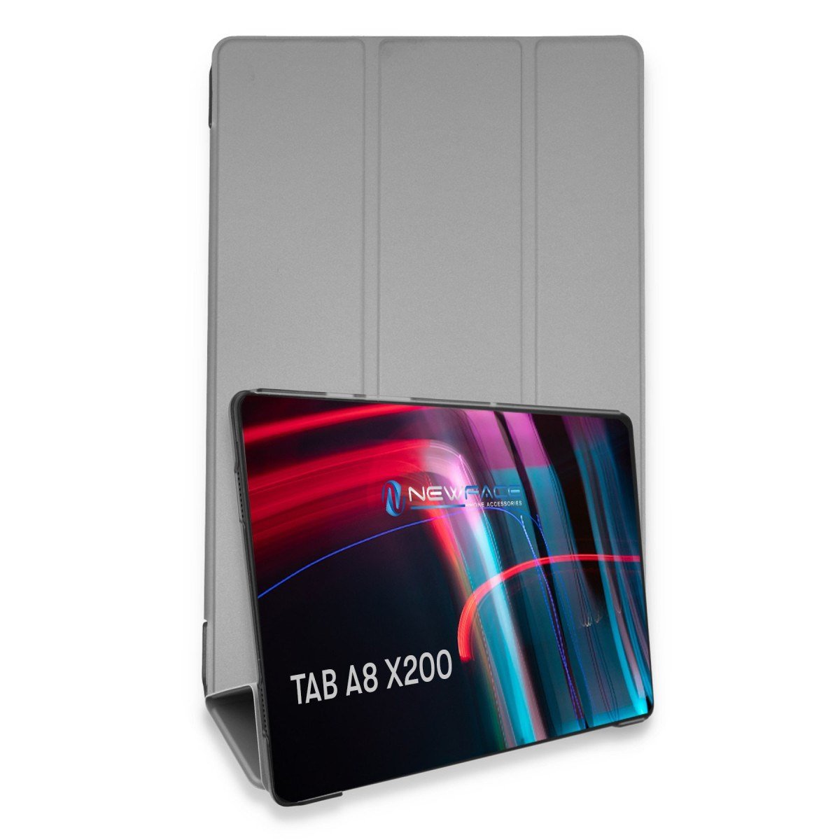 Galaxy X200 Tab A8 10.5 Kılıf Tablet Smart Kılıf - Gri