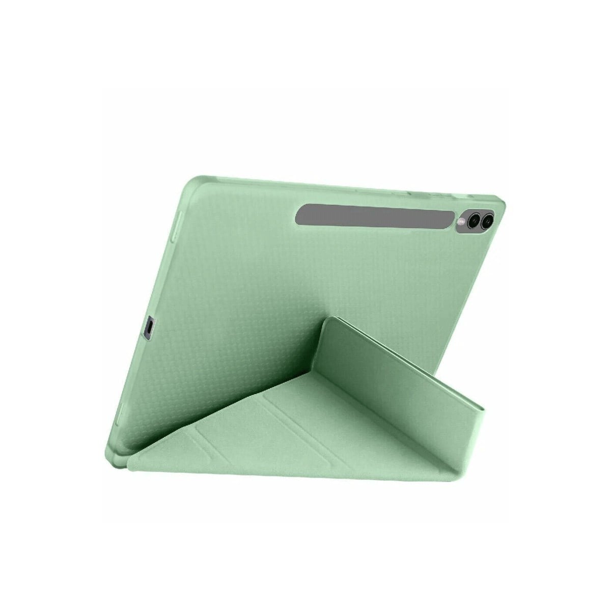 Galaxy X510 Tab S9 FE 11 Kılıf Kalemlikli Mars Tablet Kılıfı - Açık Yeşil