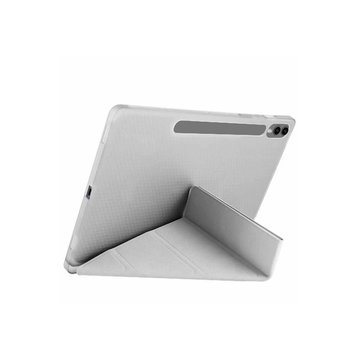 Galaxy X510 Tab S9 FE 11 Kılıf Kalemlikli Mars Tablet Kılıfı - Gri