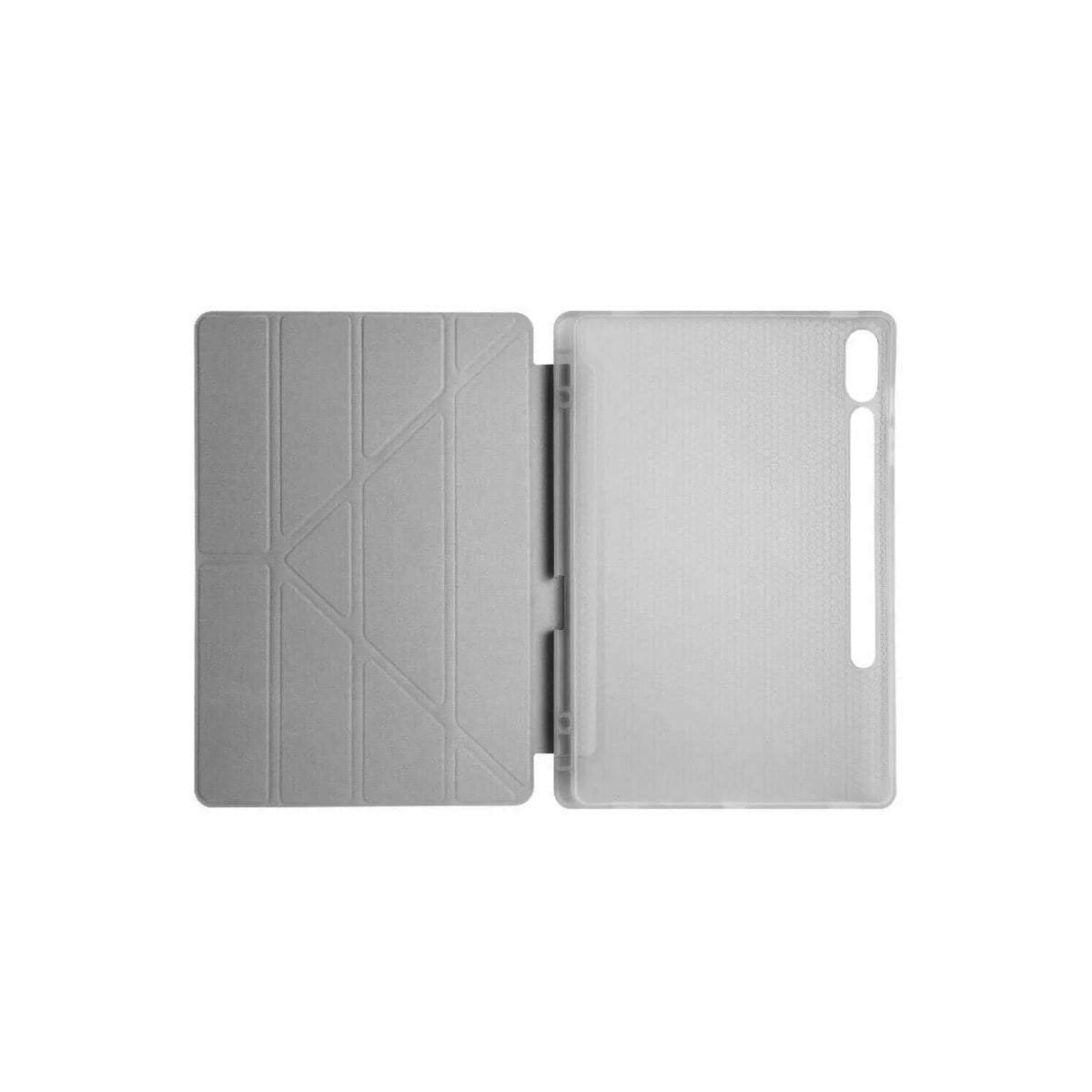 Galaxy X510 Tab S9 FE 11 Kılıf Kalemlikli Mars Tablet Kılıfı - Koyu Gri