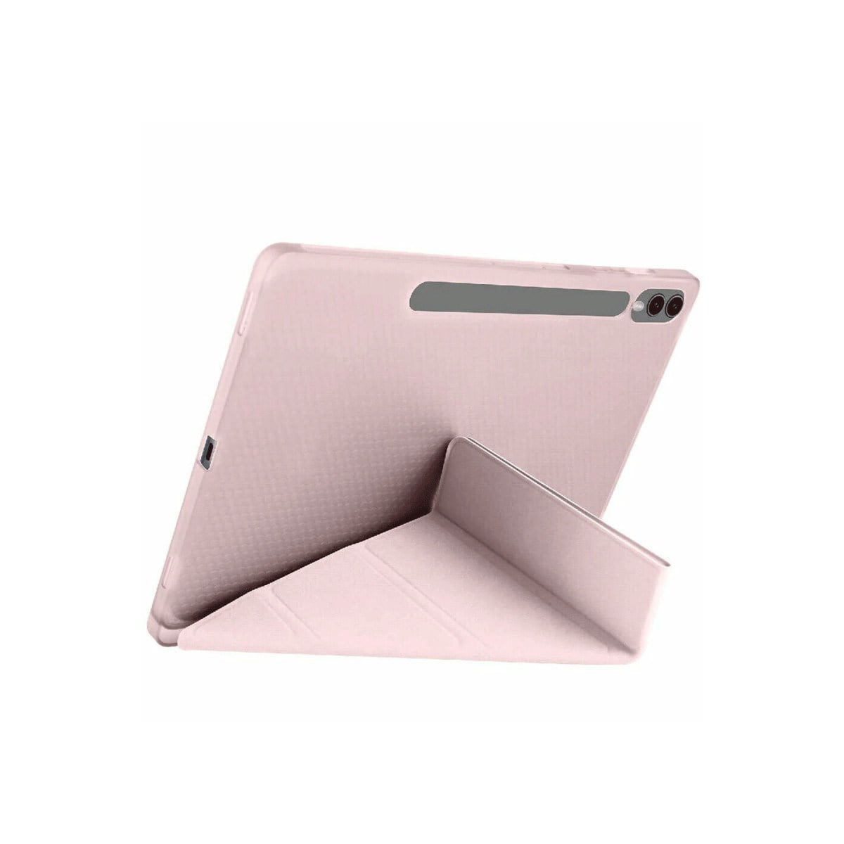 Galaxy X610 Tab S9 FE Plus 12.4 Kılıf Kalemlikli Mars Tablet Kılıfı - Rose Gold