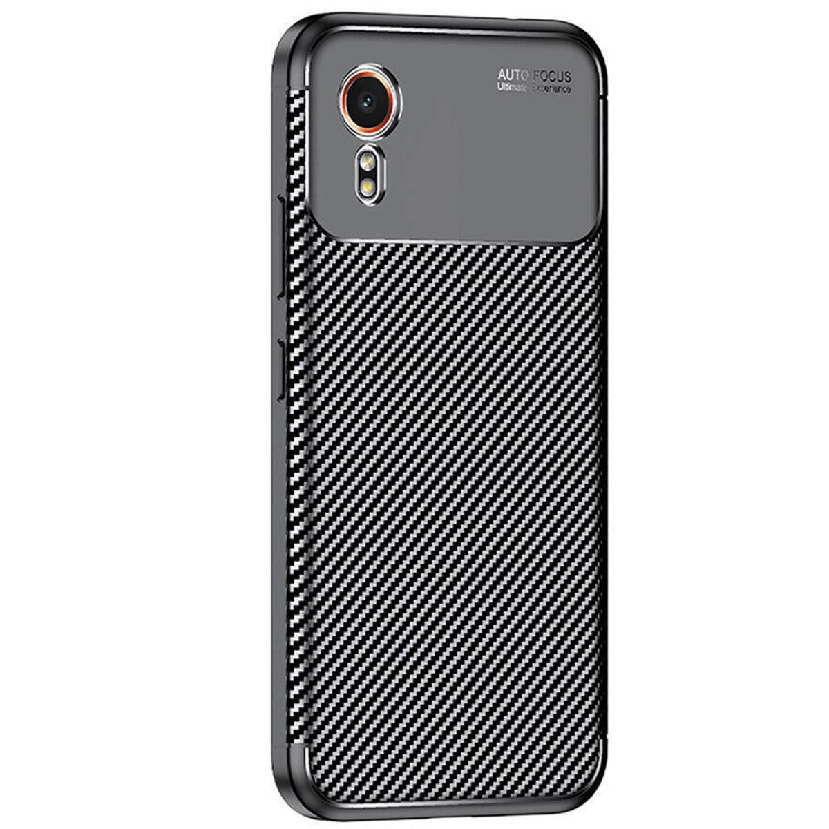 Galaxy XCover 7 Kılıf Auto Focus Karbon Kapak - Siyah