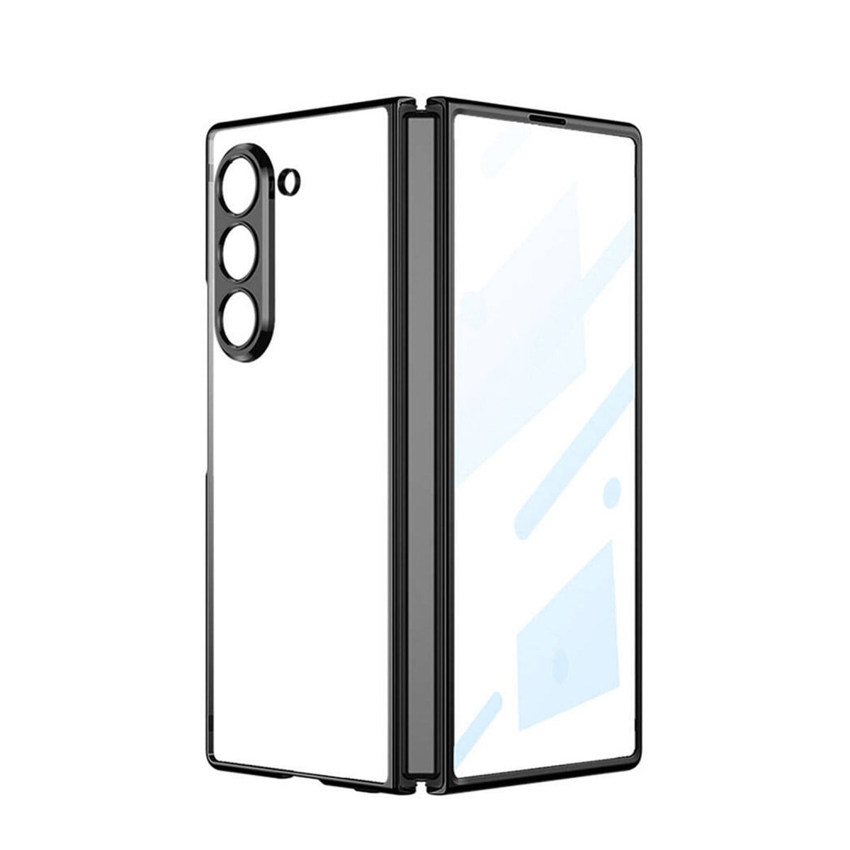 Galaxy Z Fold 5 Kılıf Fold Element Kapak - Siyah