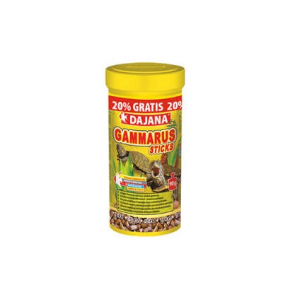 Gammarus Sticks 250 ml+50 ml Hediye Kaplumbağa Yemi 108 Gr