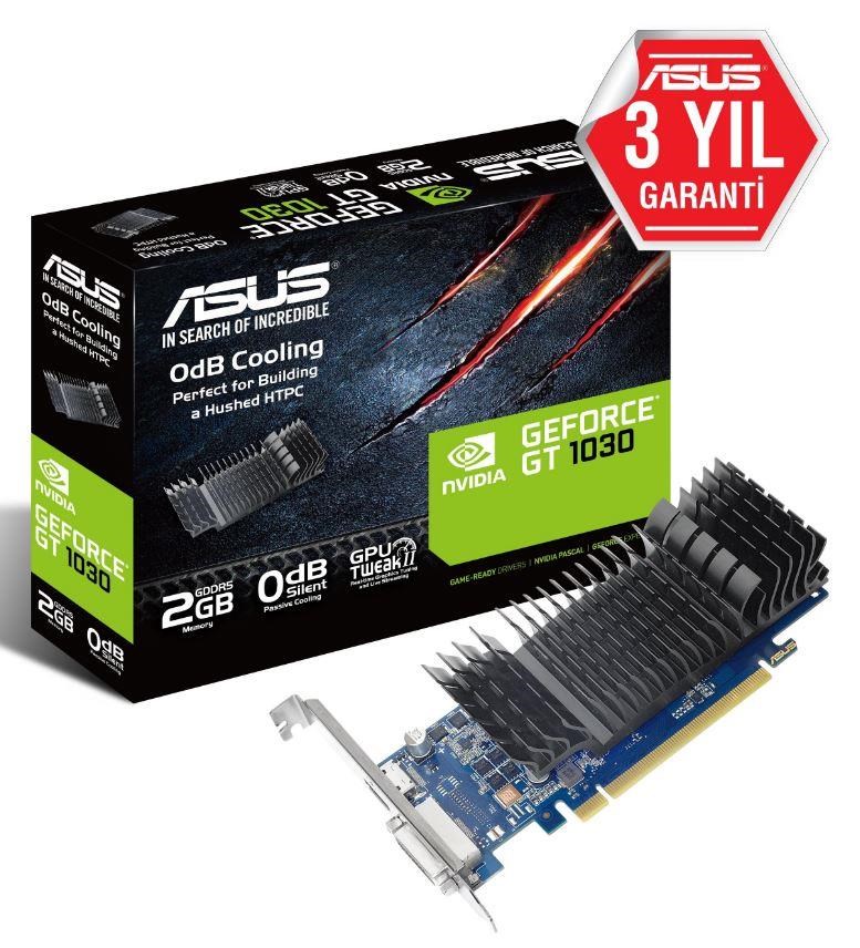 GEFORCE GT1030-SL-2G-BRK 2GB DDR5 64BIT 1XHDMI 1XDVI EKRAN KARTI