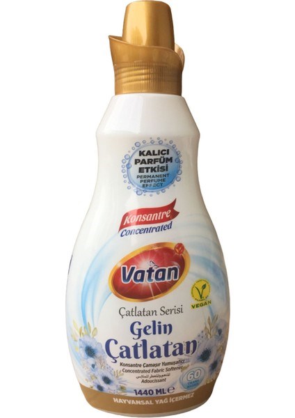 Gelin Çatlatan Konsantre Çamaşır Yumuşatıcı 1440ml