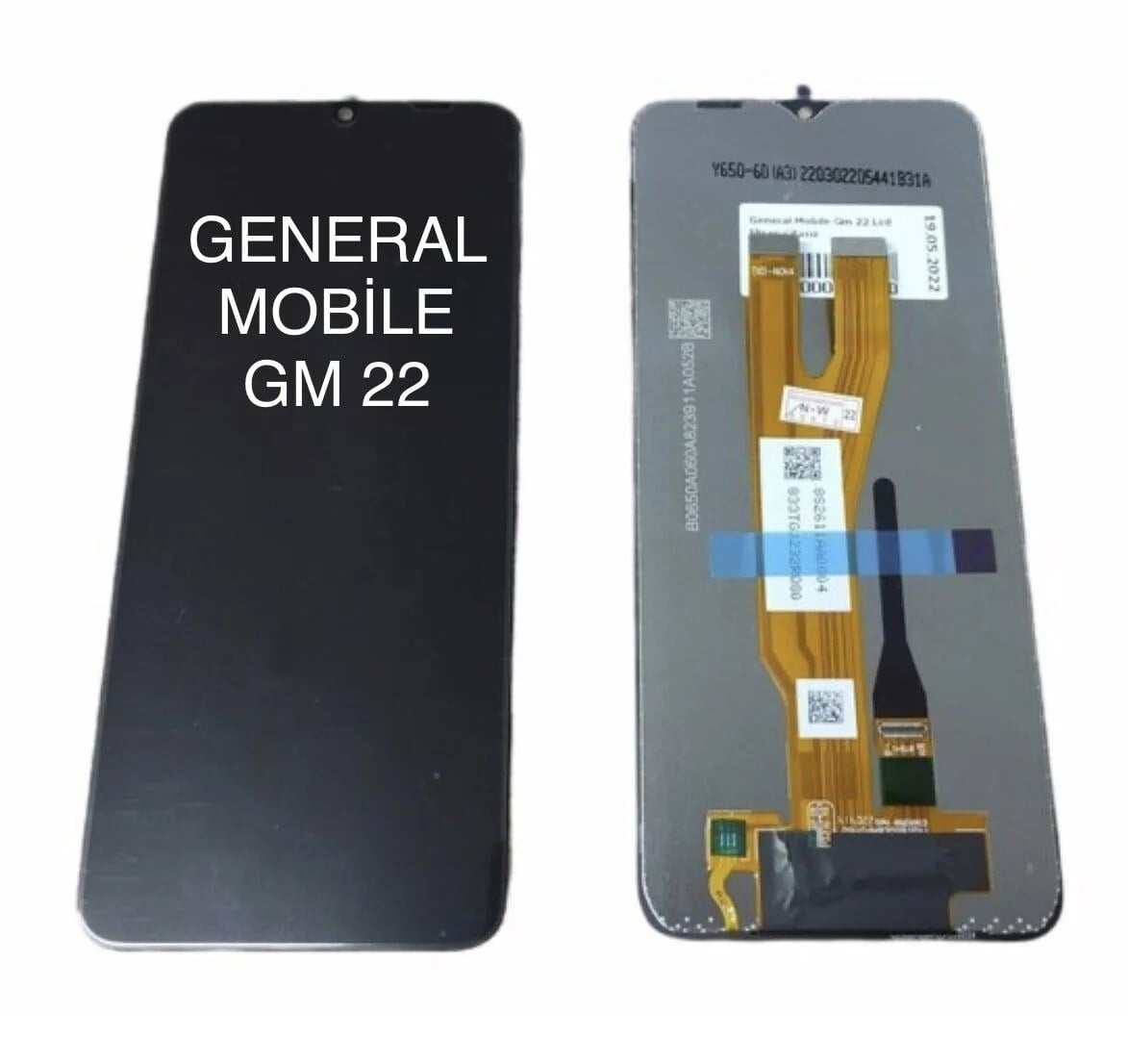 General mobile GM 22 Dokunmatik ekran (Siyah)