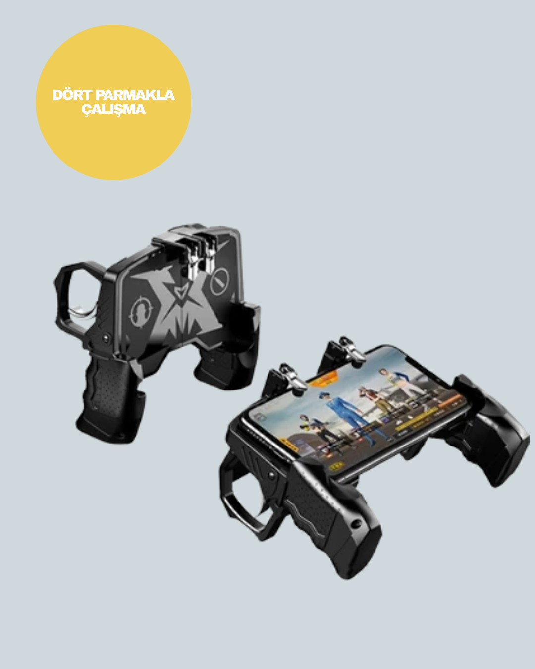 Gerçekçi Oyun Deneyimi Sunan Dört Parmak Mobil Gamepad