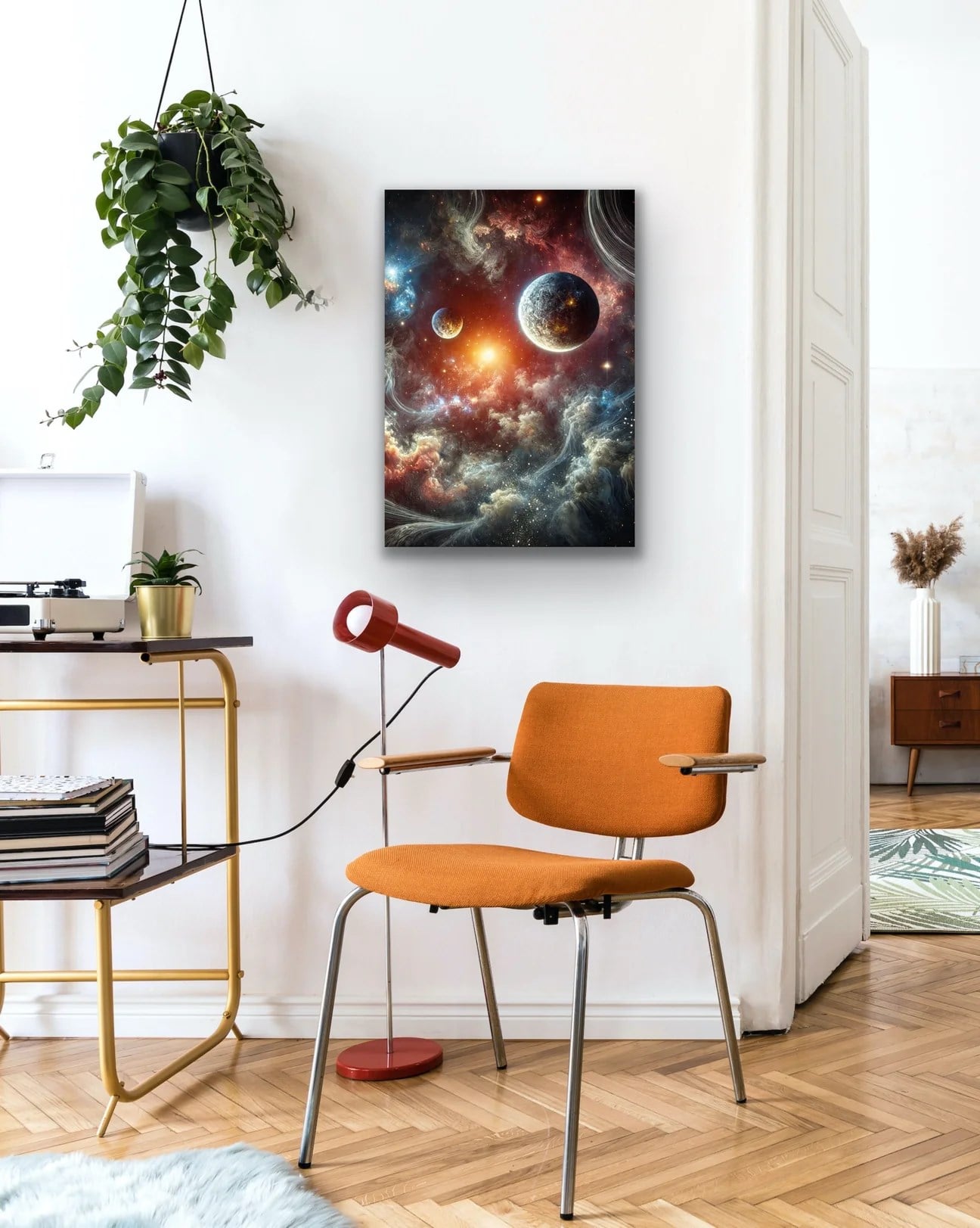 Gezegenler Kanvas Tablo 70x100cm