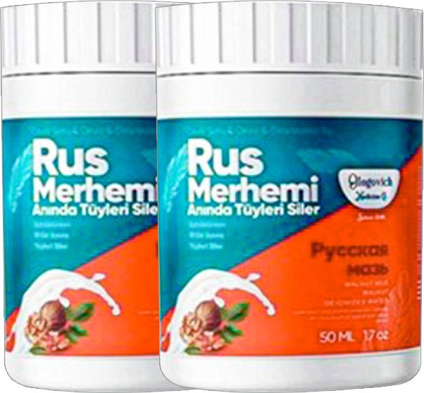 Glegnd Turquoise 2 Adet Glegnd Ceviz & Ceviz Sütü Russ Merhemi 50 ml Tüylere Krem