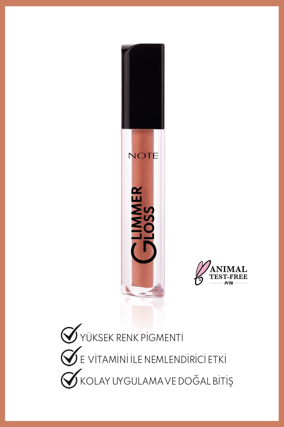 Glimmer Gloss 10 Poppy Coral Işıltılı Nemlendirici Dudak Parlatıcısı