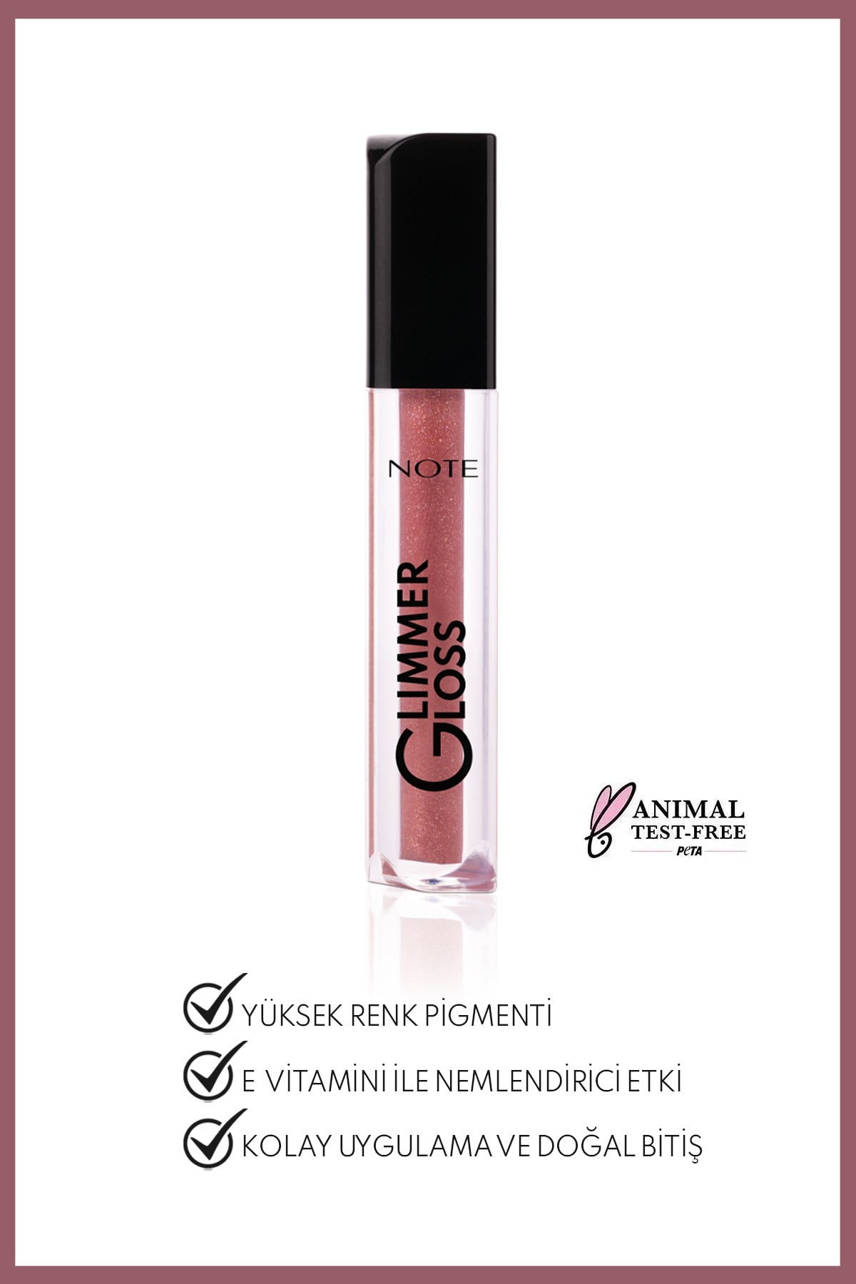 Glimmer Gloss 30 Iconic Pink Işıltılı Nemlendirici Dudak Parlatıcısı