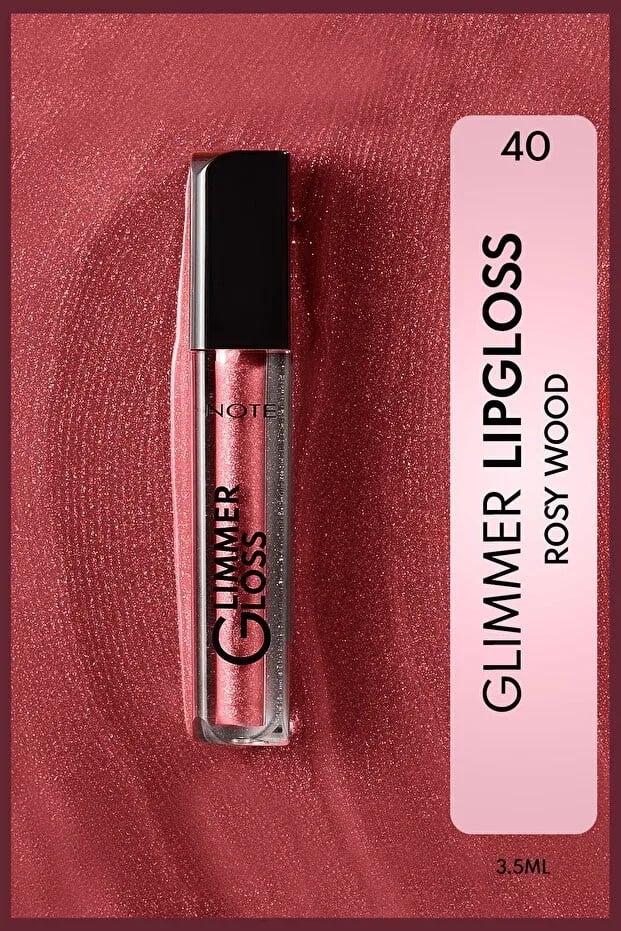 Glimmer Gloss Rose Sorbet Lip Gloss - 40 Rosy Wood