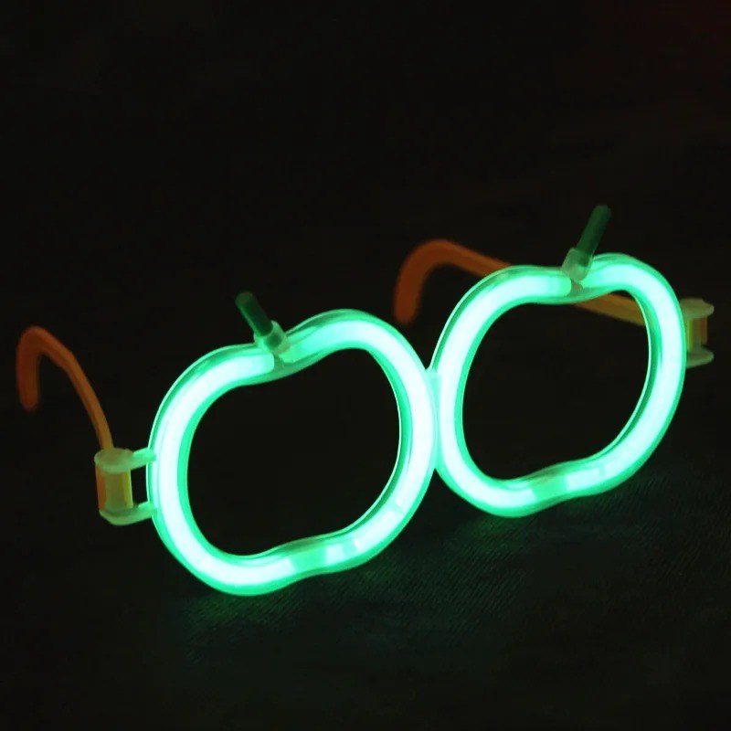 Glow Elma Gözlük - Glow Partisi Gözlüğü - Glow Gözlük 12 Adet
