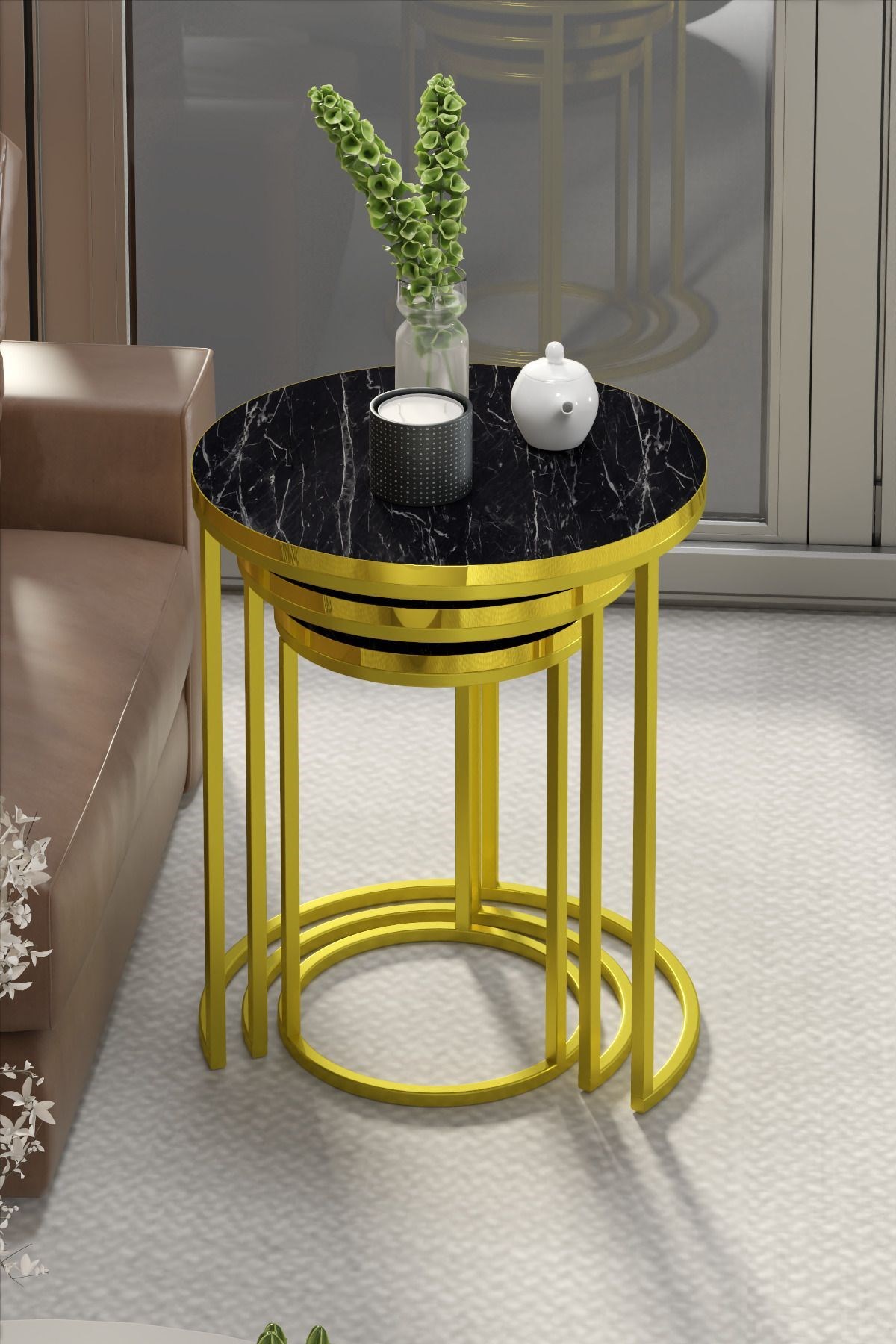 Gold C Zigon Bendir Siyah 3'lü
