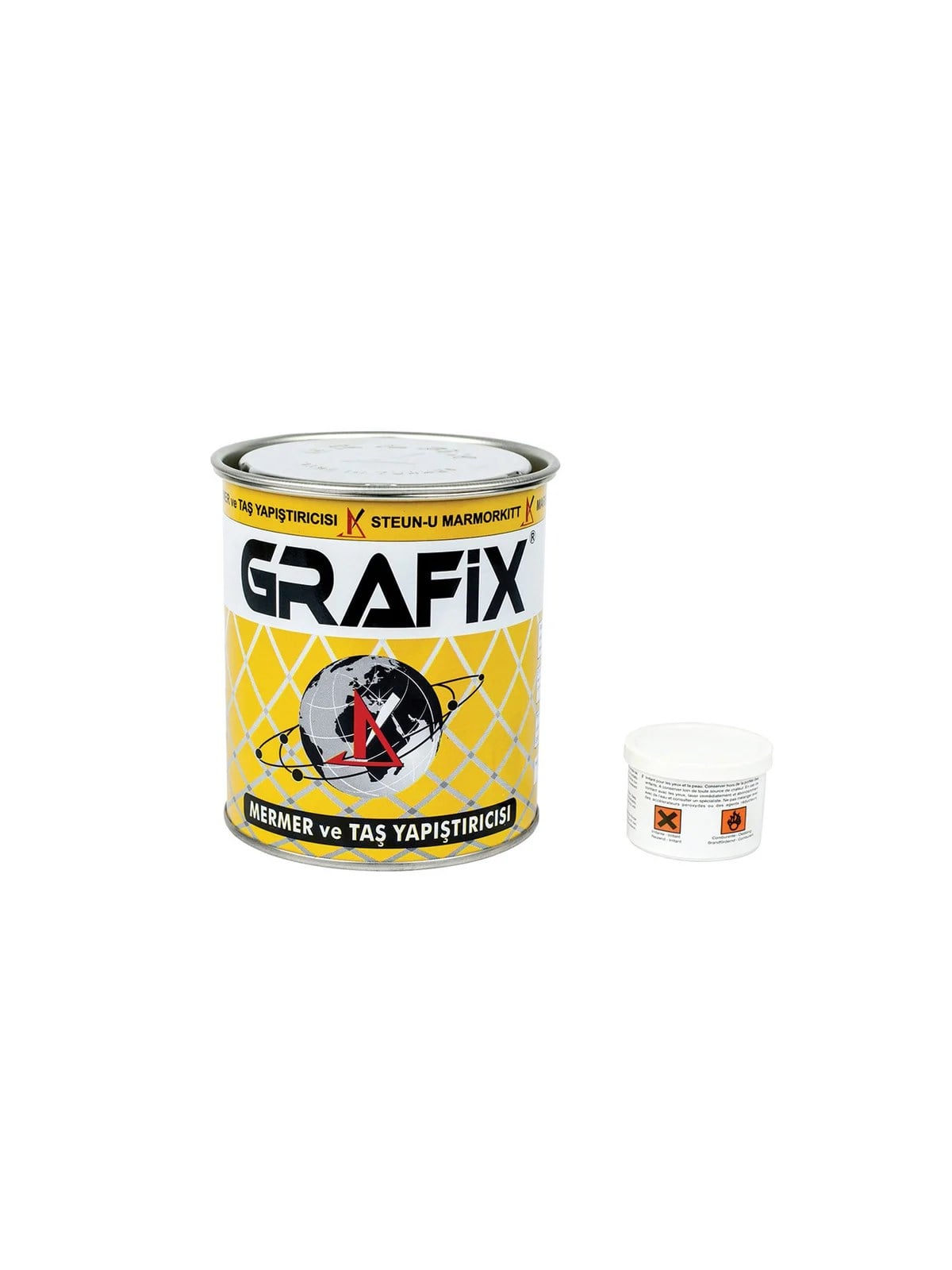 Grafix G12 Mermer ve Taş Yapıştırıcı Bej Renk 1.2 kg