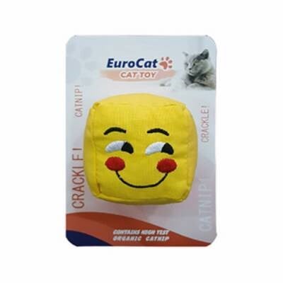 Gülen Smiley Küp Kedi Oyuncağı